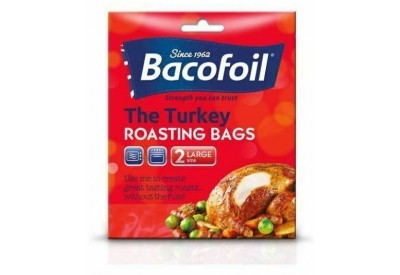 Bacofoil Turkey Roasting Bags (2 x XL size / 45cm x 55cm)